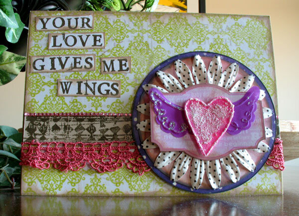 Your Love Gives Me Wings card