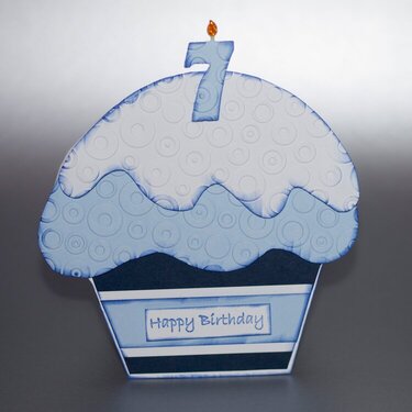 7th cupcake card