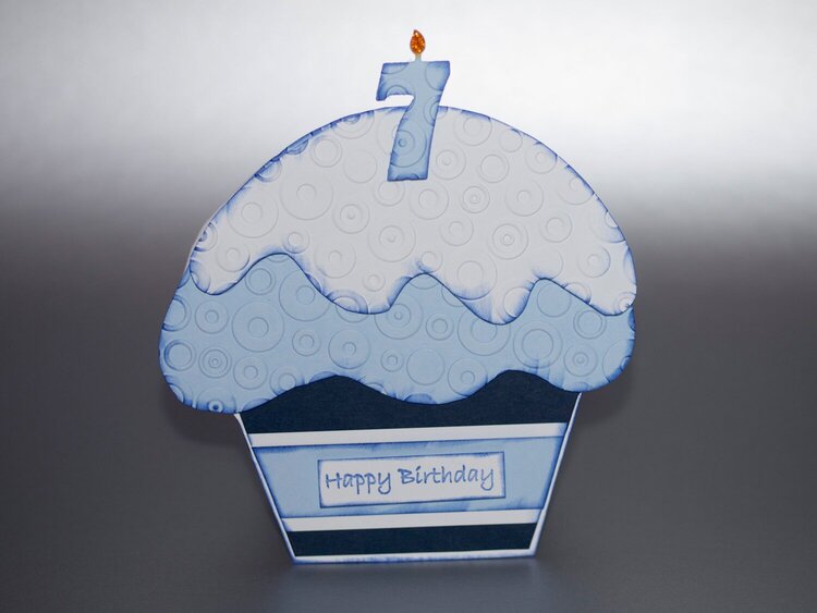 7th cupcake card