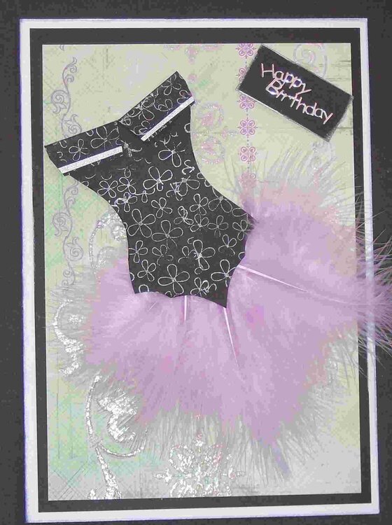 Feather Dress card