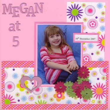 Megan at 5