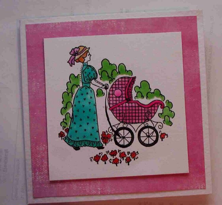 Pink Pram Card