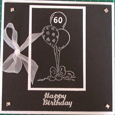 60 Birthday Card