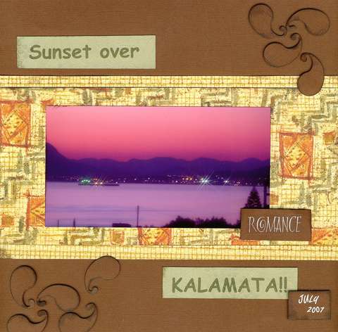 Sunset Over KALAMATA
