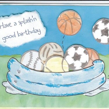 Sports Fanatice Birthday Card