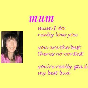 i love you mum