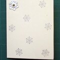 tiny snowflake card