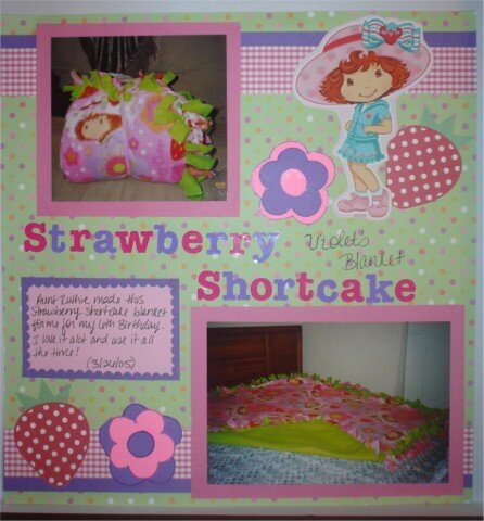 Strawberry Shortcake Blanket