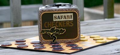 Safari Checker Board and Case