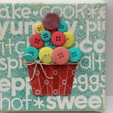 Cupcake mini canvas