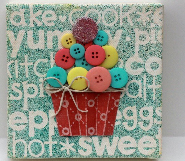 Cupcake mini canvas