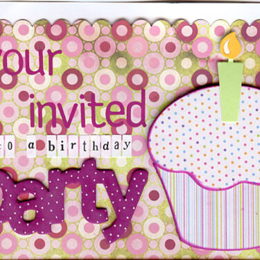 Birthday Party Invitation Pocket