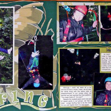 Jungle Surfing - 2-page spread
