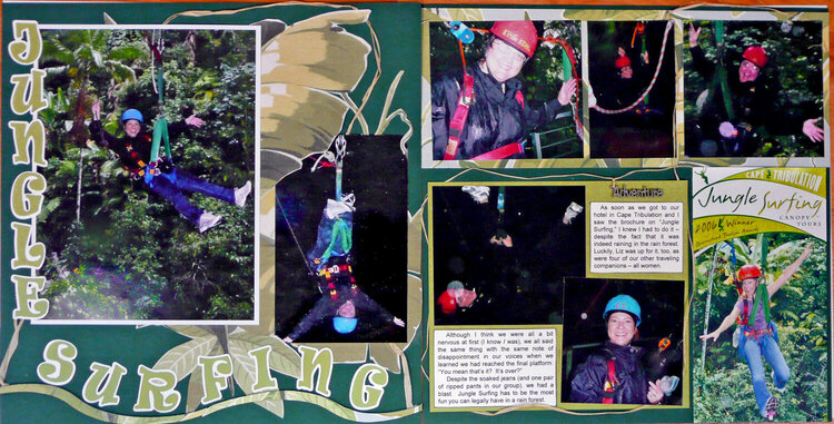 Jungle Surfing - 2-page spread