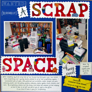 Wanted:  Scrap Space