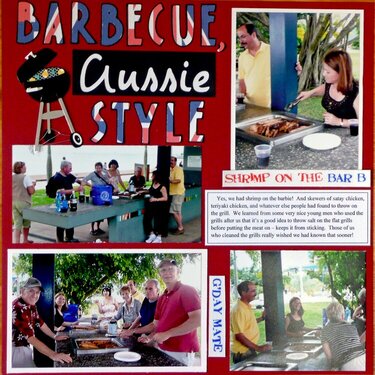 Barbecue, Aussie Style - Left Page