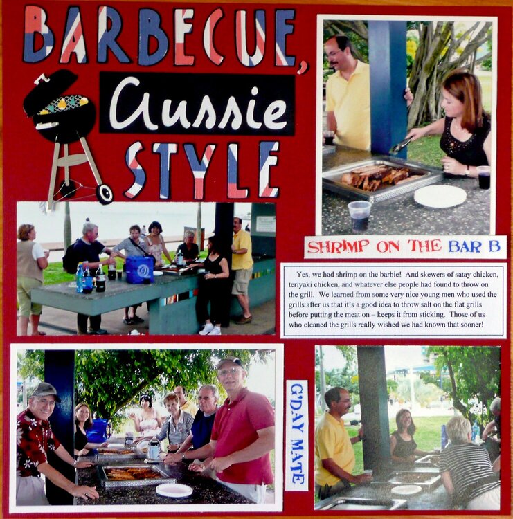 Barbecue, Aussie Style - Left Page