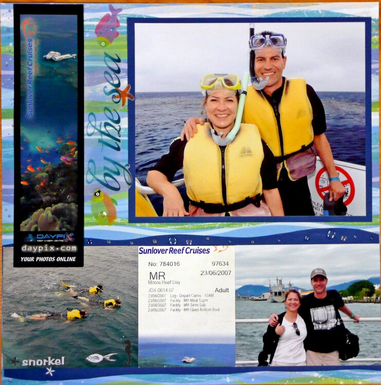 Reef Cruise - right page of a two-page spread