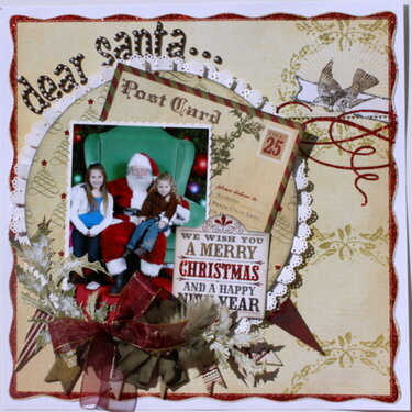 Dear Santa ~My Creative Scrapbook~DT~