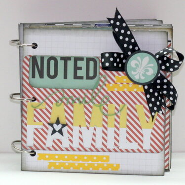 Family Noted Album ~My Creative Scrapbook DT~