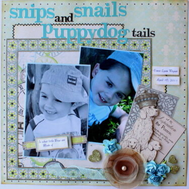 My Creative Scrapbook Main Kit- Snips and Snails and Puppydog Tails