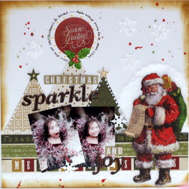 Christmas Sparkle ~My Creative Scrapbook Dt~