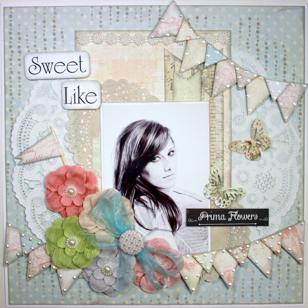 Sweet Like Prima Flowers~My Creative Scrapbook DT~