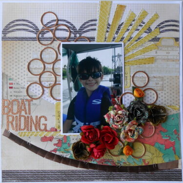 Boat Riding ~ My Creative Scrapbook DT~