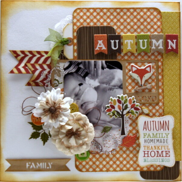 1st Page of Autumn ~ My Creative Scrapbook Dt~