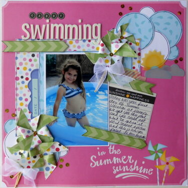 Gabby Swimming ~My Creative Scrapbook DT~