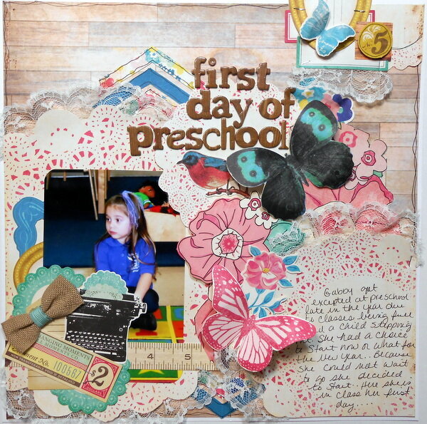 First Day Of Preschool ~My Creative Scrapbook DT~