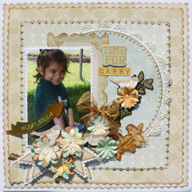 Time for Gabby ~ My Creative Scrapbook DT~
