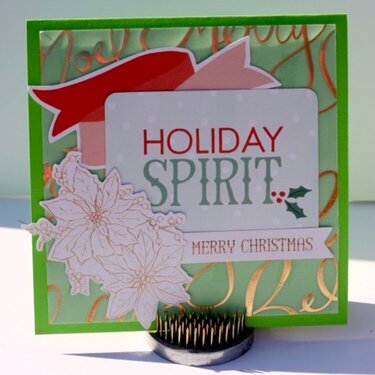 Holiday Spirt card  ~My Creative Scrapbook DT~