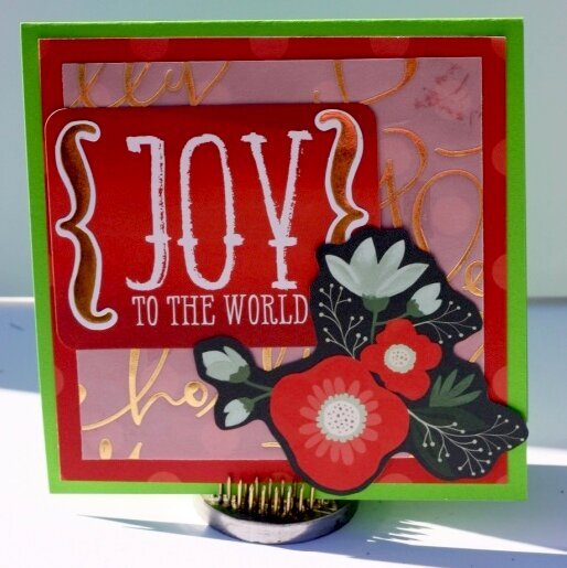 Joy card  ~My Creative Scrapbook DT~