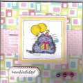 Balloons and Kitty - Happy Birthday
