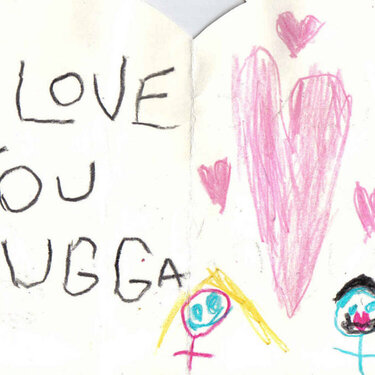 Inside of Faith&#039;s Card to Bugga