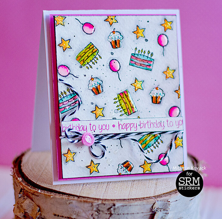 Birthday Card Using Planner Stamps!