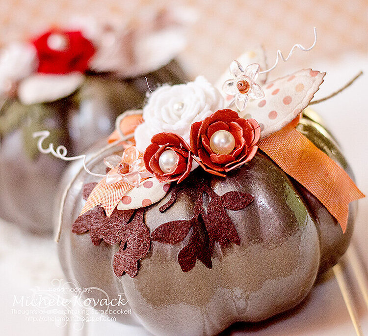 Altered Dollar Store Pumpkins