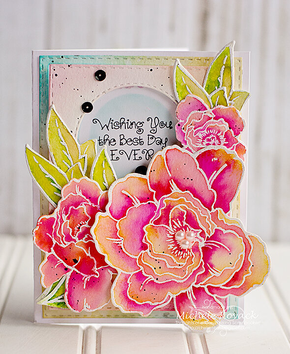 Floral Shaker Card