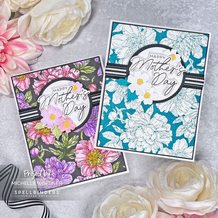 Peony Background Mother&#039;s Day cards