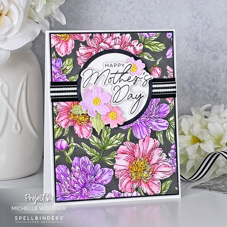 Peony Background Mother&#039;s Day cards