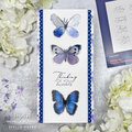 Butterfly mini slimline card