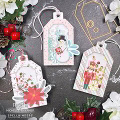 Christmas shaker tags