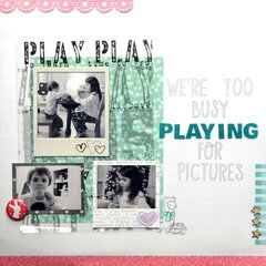 We're Too Busy Playing for Pictures