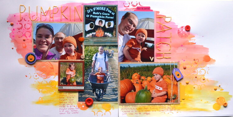 Pumpkin Patch 2 page layout