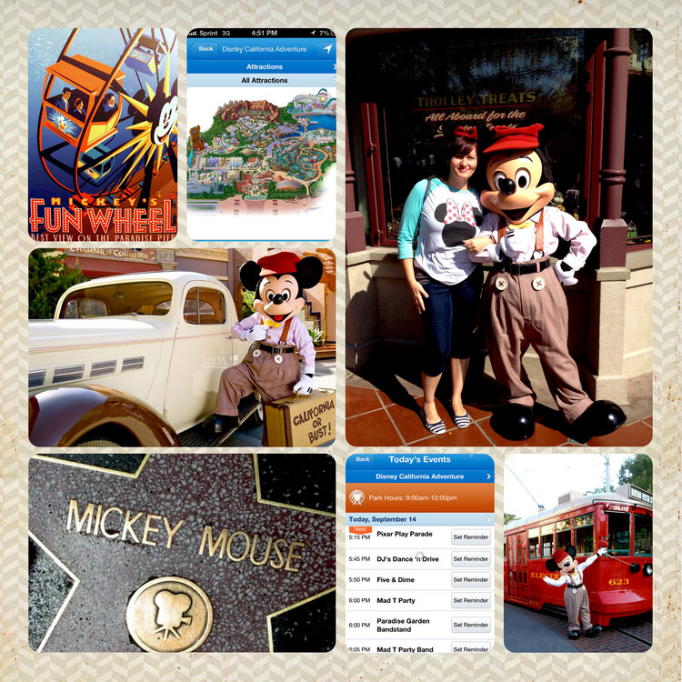Me &amp; Mickey Mouse at Disney California