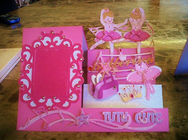 Ballerina Frame Card