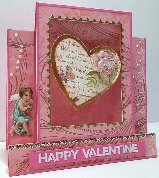 Valentine step card