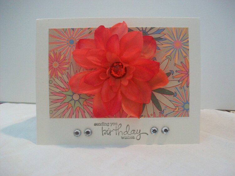 Birthday Flower Card