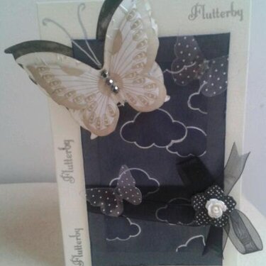 Flutterby Birthday card